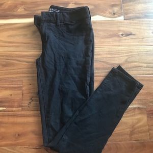 American Eagle Black Super Stretch Jegging EIC